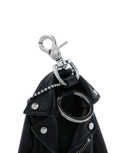 Shop Stolen Girlfriends Club Leather Jacket Key Ring In Black