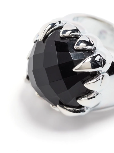 Shop Stolen Girlfriends Club Claw Onyx Ring In Black