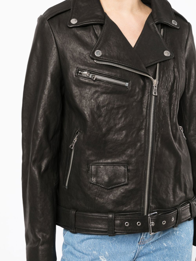 Shop Stolen Girlfriends Club Lydia Biker Jacket In Black
