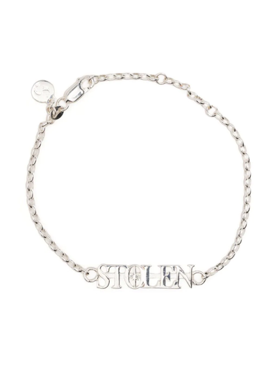 Shop Stolen Girlfriends Club Silver Chain Bracelet