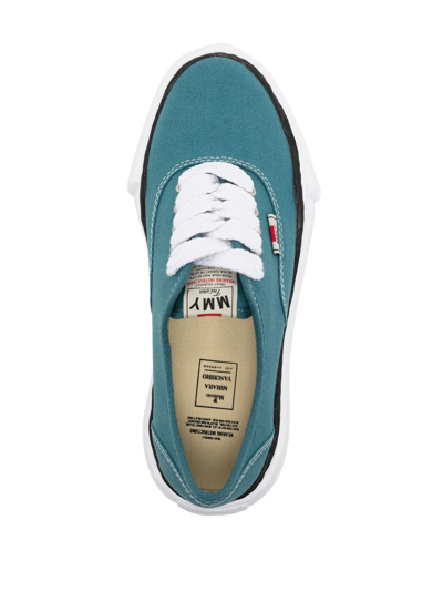 Miharayasuhiro Baker Lace-up Low-top Sneakers In Blue
