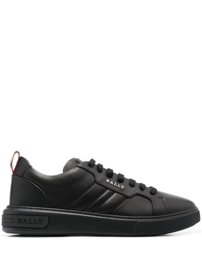 Shop Bally New-maxim Low-top Sneakers In Black