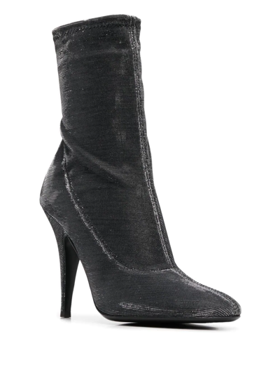 Shop Giuseppe Zanotti Felicienne 110mm Ankle Boots In Black