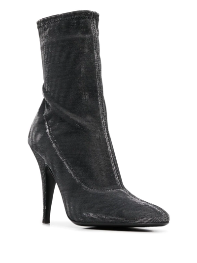 Giuseppe Zanotti Celeste Sock-ankle 110mm Boots In Black