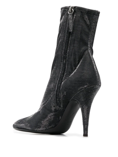 Giuseppe Zanotti Celeste Sock-ankle 110mm Boots In Black