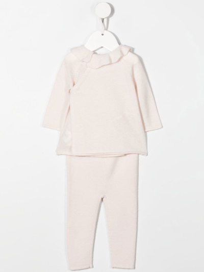 Shop Bonpoint Two-piece Cashmere Set In Pink