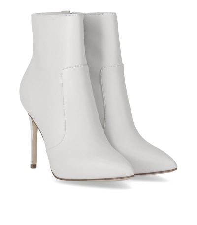 Shop Michael Kors Rue White Heeled Ankle Boot In Bianco