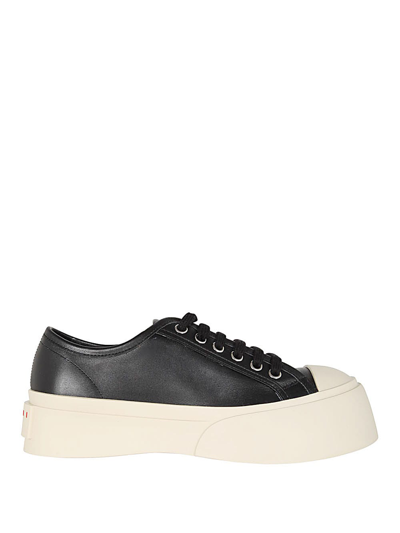 Shop Marni Laced Up Pablo In Black