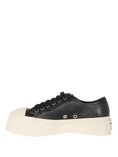Shop Marni Laced Up Pablo In Black