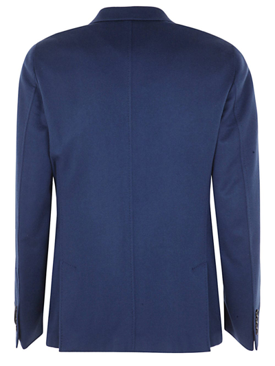 Shop Ermenegildo Zegna Cashmere Shirt Jacket In Ink Blue