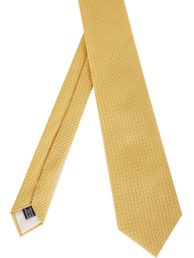 Shop Lanvin 8cm Tie In Yellow