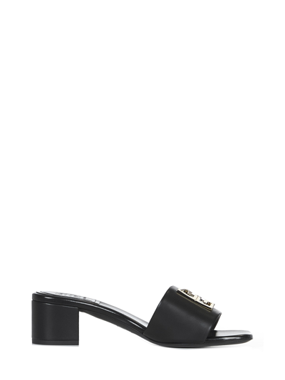 Shop Givenchy 4g Sandals In Black