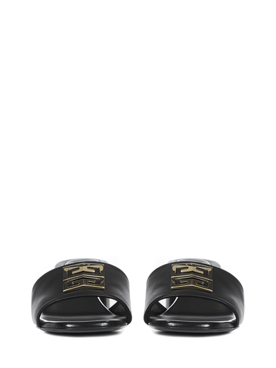 Shop Givenchy 4g Sandals In Black