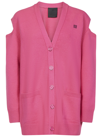 Shop Givenchy Cardigan In Pink