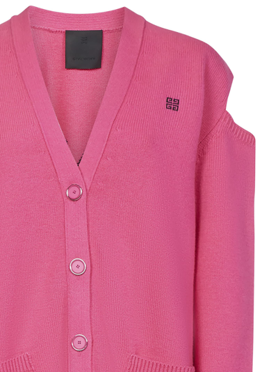 Shop Givenchy Cardigan In Pink