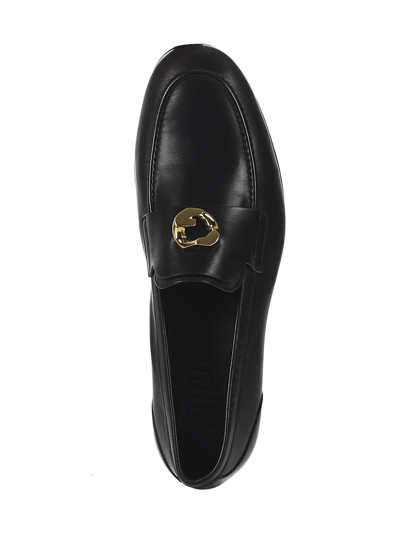 Shop Givenchy G-chain Loafers In Black