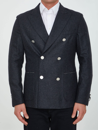 Tonello Grey Wool Jacket