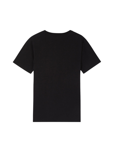 Shop Maison Kitsuné Fox Head Patch Classic Tee-shirt In Black
