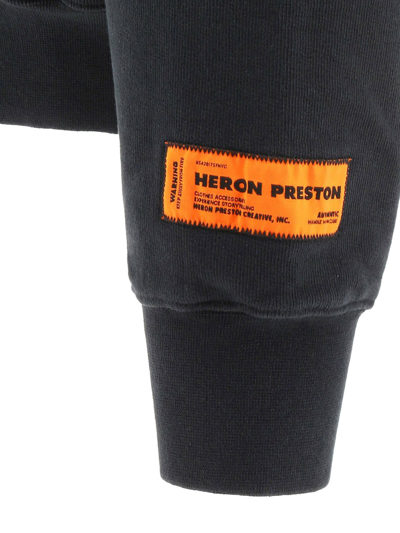 Shop Heron Preston Ctnmb Hoodie In Black White