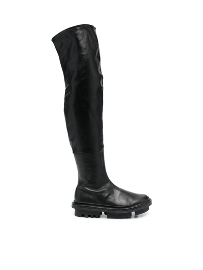 Shop Trippen Stage Boots With Side Zip In Black