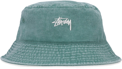 Shop Stussy Bucket Hat In Green
