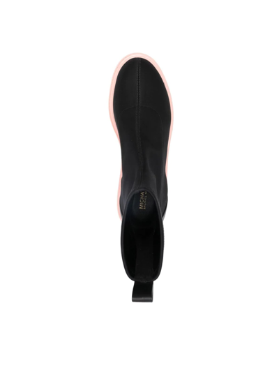 Michael Michael Kors Comet Ridged-rubber Sole Boots In Guava Multi