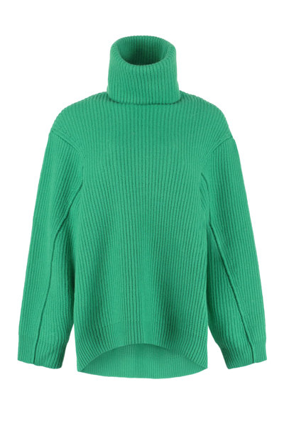 Shop Philosophy Di Lorenzo Serafini Virgin Wool Sweater In Green