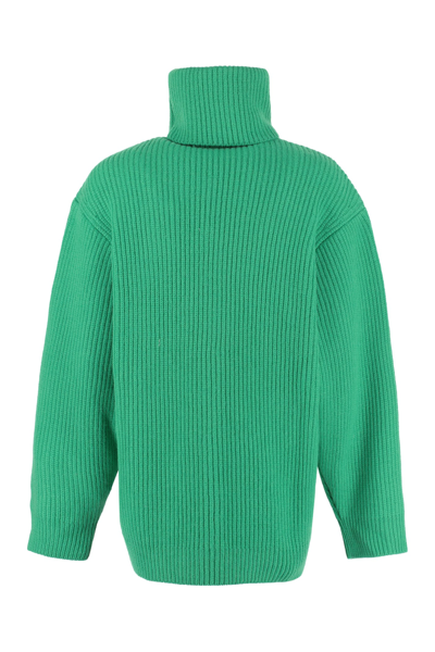 Shop Philosophy Di Lorenzo Serafini Virgin Wool Sweater In Green