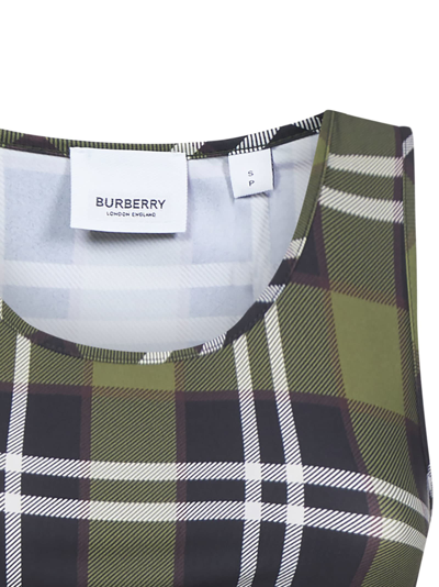 Shop Burberry Top In Green