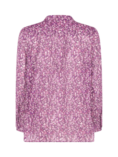 Shop Isabel Marant Étoile Pink Cotton Blouse In Fantasia