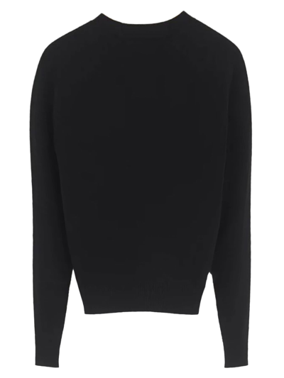 Shop Patou Black Merino Wool Jumper In Nero