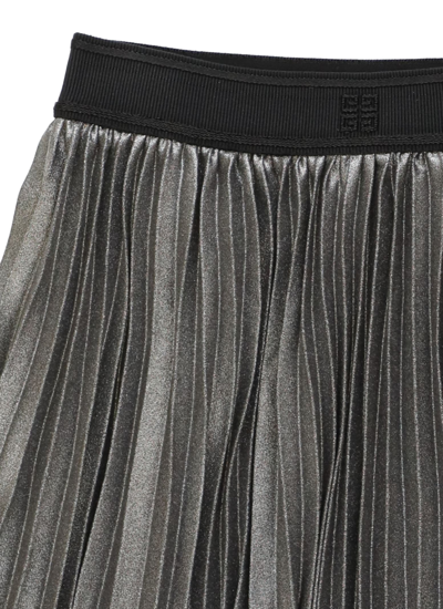 Shop Givenchy Pleated Skirt In Black