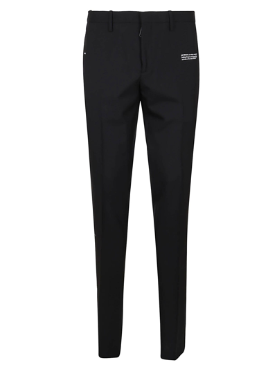 Shop Off-white Corp Skinny Pant In Black White