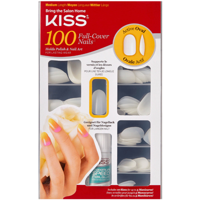 Shop Kiss 100 Nails - Active Oval