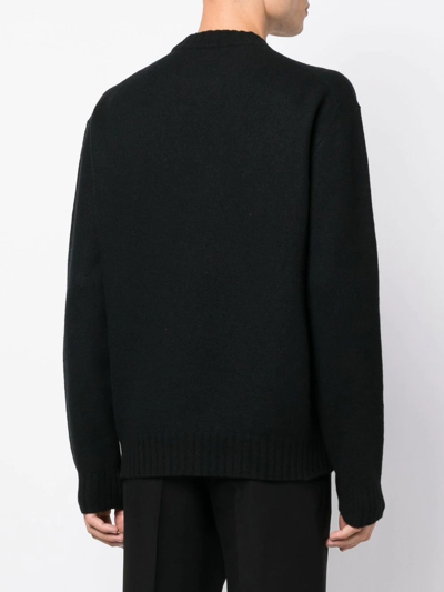Jil Sander Sweaters In Schwarz