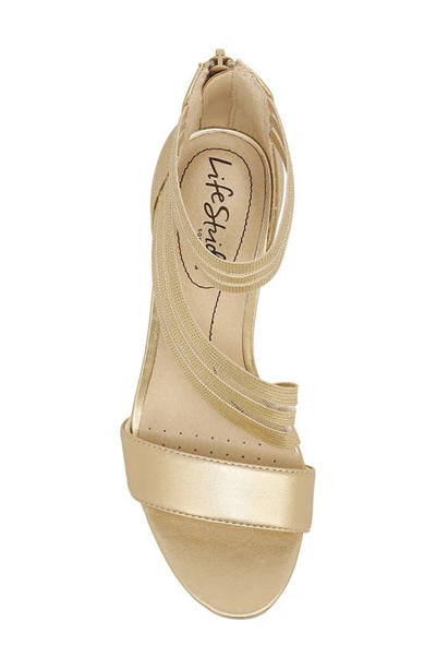 Shop Lifestride Mystique Sandal In Soft Gold