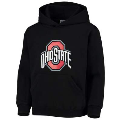 Shop Champion Youth  Black Ohio State Buckeyes Logo Pullover Hoodie