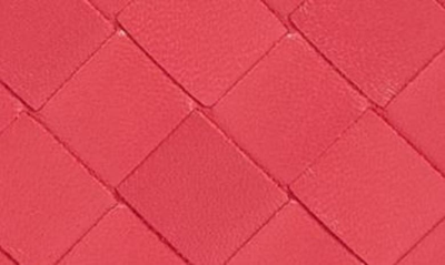 Shop Bottega Veneta Intrecciato Leather Continental Wallet In Cranberry-gold