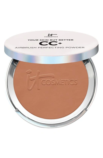 Shop It Cosmetics Your Skin But Better Cc+ Airbrush Perfecting Powder In Deep