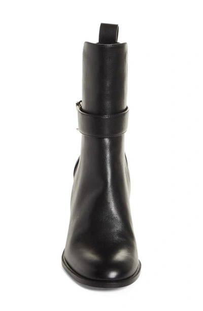 Christian Louboutin Chelsea Booty 70 Leather Ankle Boots In Black