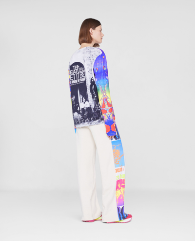 Shop Stella Mccartney Get Back Long Sleeved T-shirt In Multicolour
