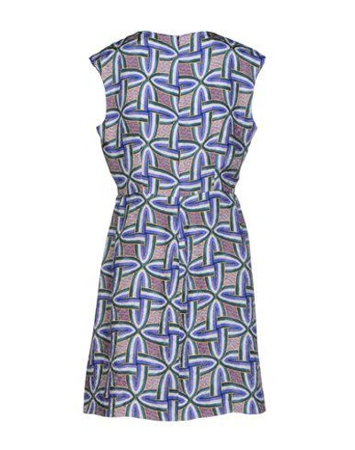 Shop Peter Pilotto Short Dress In Blue