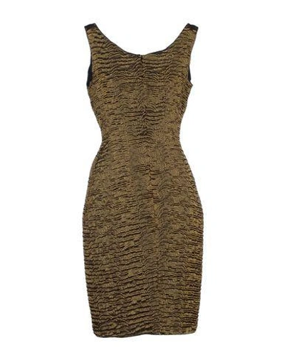Shop Lanvin Knee-length Dress In Military Green