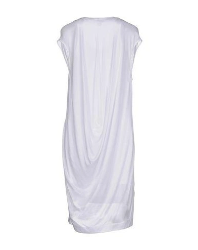 Shop Helmut Lang Short Dress In White