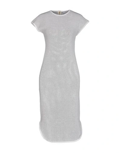 Vionnet Knee-length Dress In White
