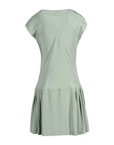 Shop Moschino Short Dress In Light Green