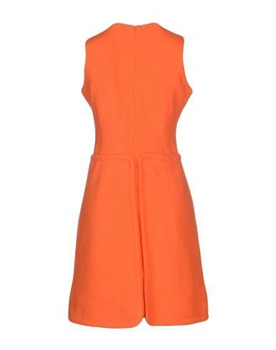 Shop Antipodium Short Dress In Orange