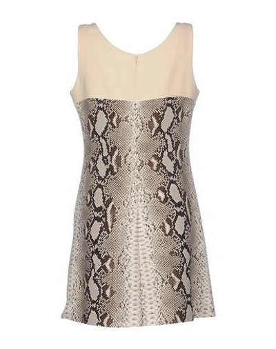 Shop Carven Short Dress In Beige