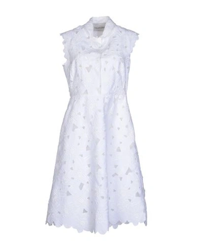 Valentino Knee-length Dress In White