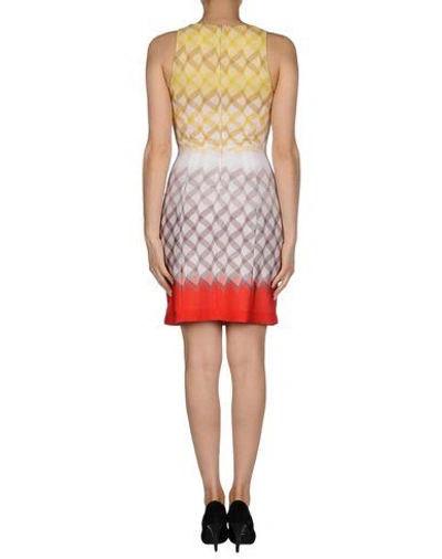 Shop Valentino Short Dress In Beige